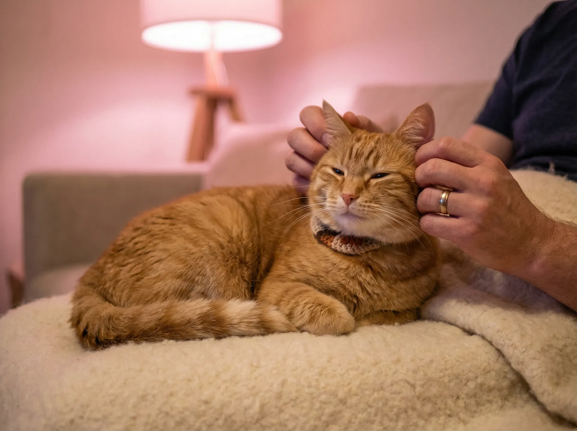 猫咪被温柔抚摸的幸福时刻 - 2019琪琪布影视