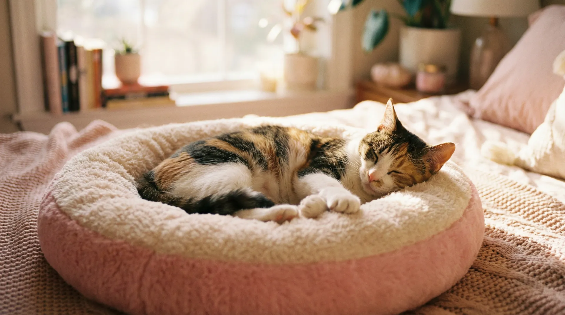 三花猫安静入睡 - 2019琪琪布影视